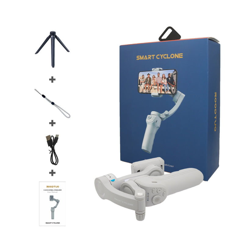SMART CYCLONE 3-Axis Anti-Shake Intelligent Tracking Phone Gimbal Stabilizer