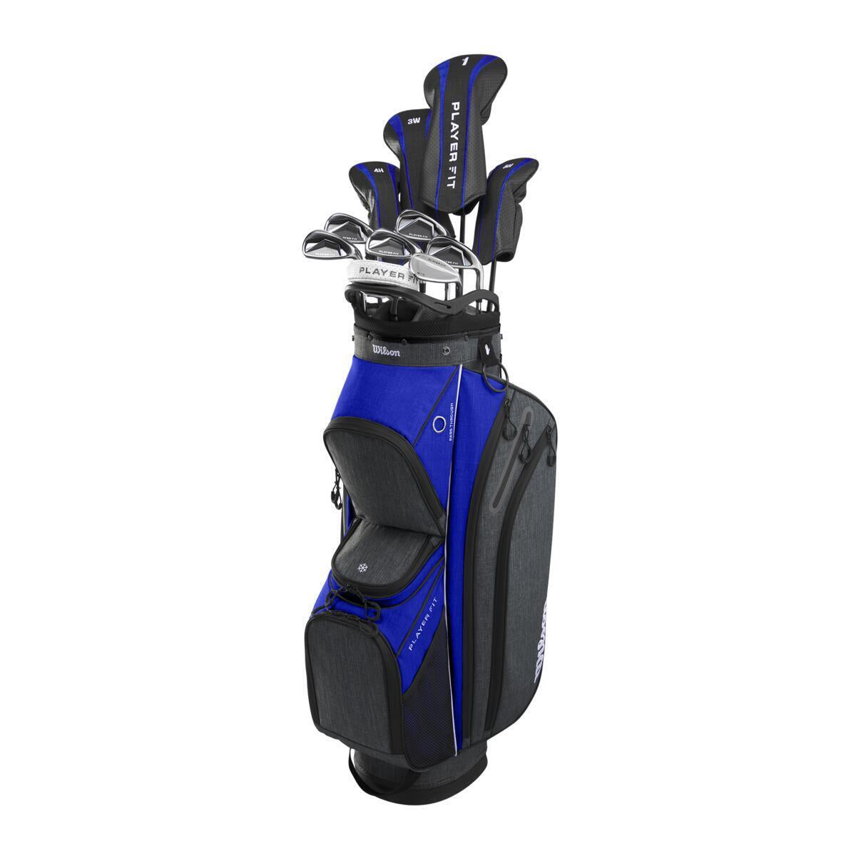 Wilson Men's Playerfit Complete Golf Set - Right Hand, Steel Shaft, S Flex