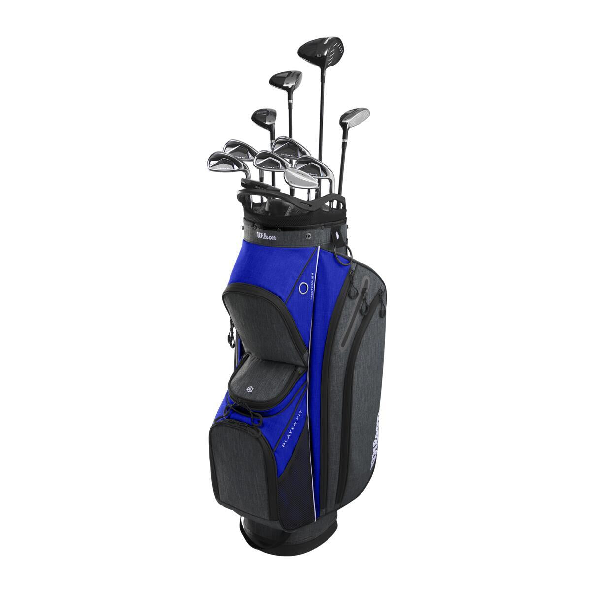 Wilson Men's Playerfit Complete Golf Set - Right Hand, Steel Shaft, S Flex