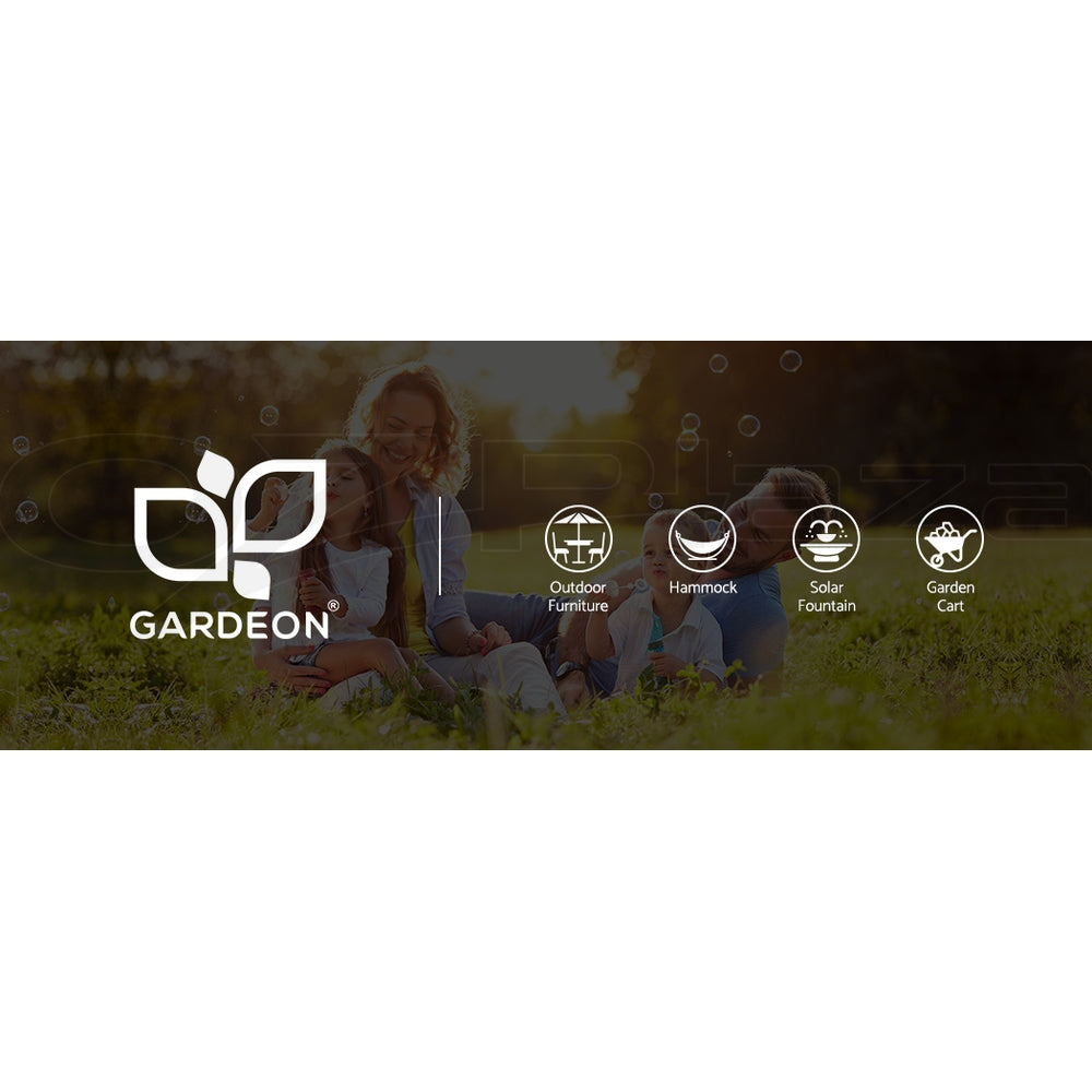 Gardeon Elegant Wooden Garden Bench with Integrated Table - Perfect for Outdoor Relaxation